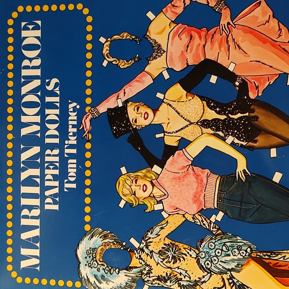 Vintage Other - Vintage Marilyn paper doll book